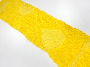 正絹　絞り　帯揚げ